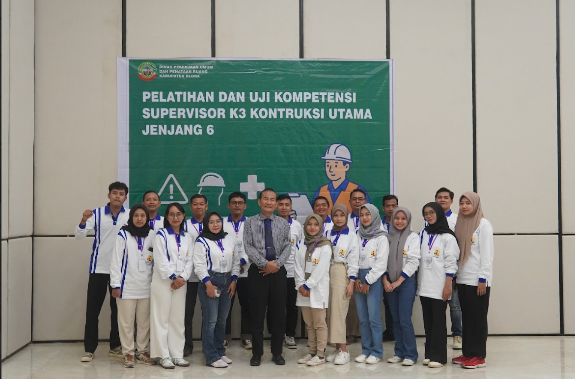 DPUPR Blora Tingkatkan Kompetensi Pengawas K3 Konstruksi Melalui Sertifikasi Jenjang 6